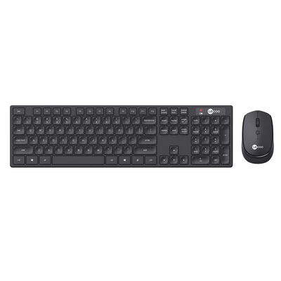 Lenovo - Lenovo Lecoo KM2001 Kablosuz Siyah Türkçe Q Klavye & Mouse Set