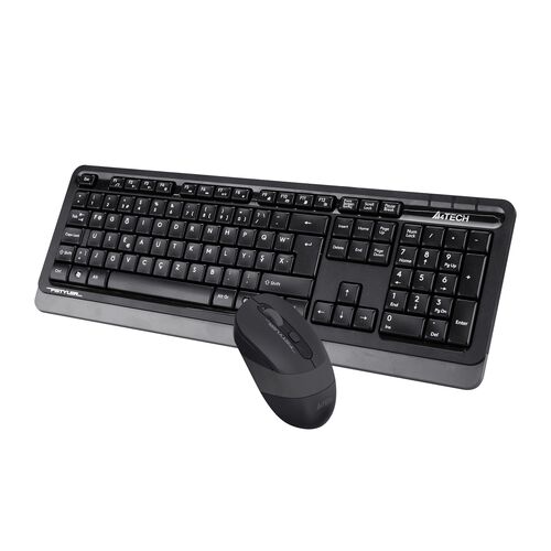 A4 Tech FG-1010 USB Wireless Multimedia F Turkish Keyboard + Mouse Set Gray (T16387) - 3