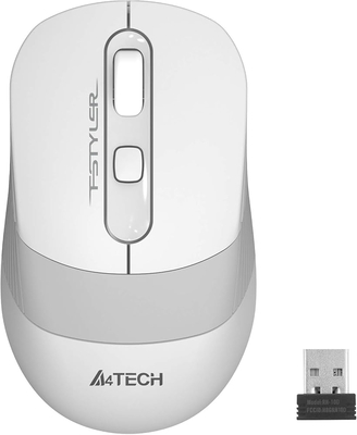 A4 Tech - A4 Tech FG10 Beyaz Optik Kablosuz Mouse