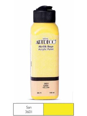 Artdeco 3601 Yellow Acrylic Paint 140 ml (T15911) 