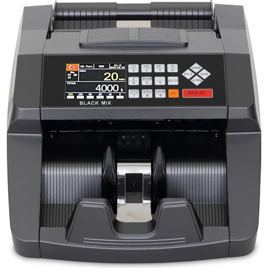 Black Mix Money Counting Machine