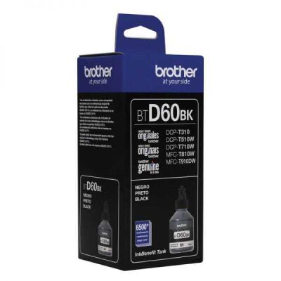 Brother BTD60BK Black Original Ink Cartridge - HL-T4000DW / DCP-T310 - 2