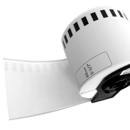 Brother DK-22212 - 62mm x 15,24m Continuous White Compatible Film Ribbon - QL-500 / QL-560 - 1