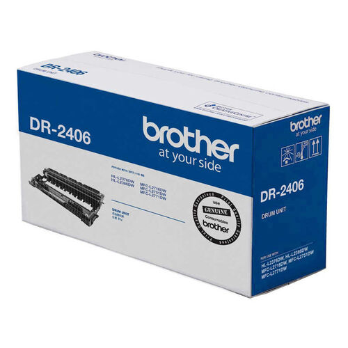 Brother DR-2406 Original Drum Unit - HL-L2376 / HL-L2386 - 1