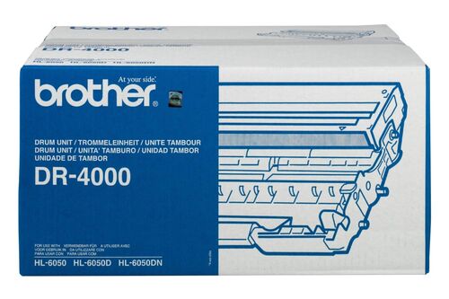 Brother DR-4000 Black Drum Unit - 30,000 Pages - HL-6050 - 1