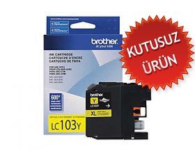 Brother LC103Y Sarı Orjinal Kartuş - DCP-J132W (U) (T1527) - 1