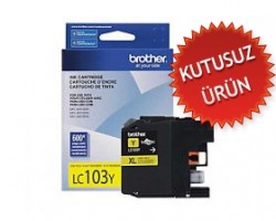 Brother LC103Y Yellow Original Cartridge - DCP-J132W (Wıthout Box) 