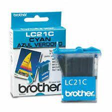 Brother LC-21C Cyan Original Cartridge - MFC-3100C / MFC-5100C 