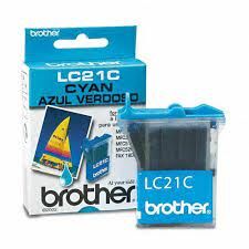 Brother LC-21C Cyan Original Cartridge - MFC-3100C / MFC-5100C - 1