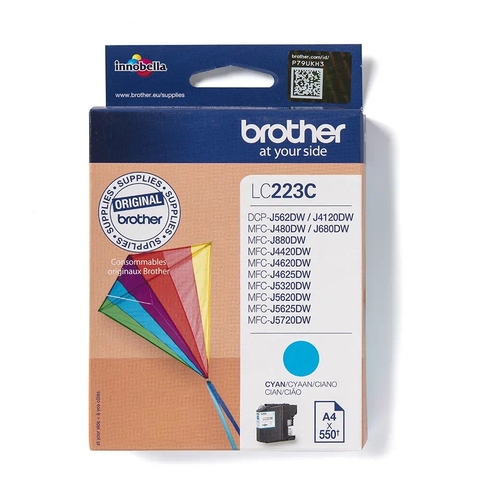 Brother LC-223C Cyan Original Cartridge - MFC-J-4320 / DCP-J-4120 - 1