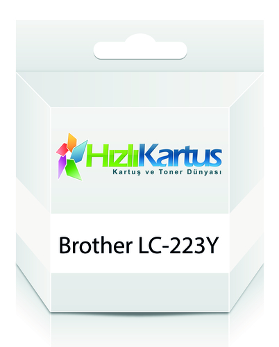 Brother LC-223Y Sarı Muadil Kartuş - MFC-J-4320 / DCP-J-4120 - 1