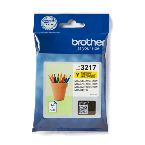 Brother LC-3217Y Sarı Orjinal Kartuş - MFC-J5330DW - 1