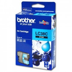 Brother LC38C Cyan Original Cartridge - DCP-145C 