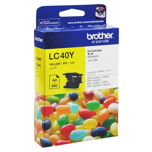 Brother LC-40Y Sarı Orjinal Kartuş - DCPJ525W (T16460) - 1