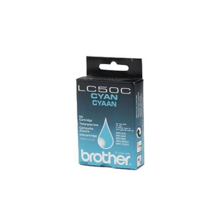 Brother LC-50C Cyan Original Cartridge - MFC-7400 / MFC-830 - 1