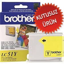 Brother LC51Y Sarı Orjinal Kartuş - DCP-130C (T1660) - Thumbnail