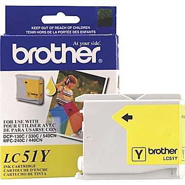 Brother LC51Y Sarı Orjinal Kartuş - DCP-130C (T1660) - 1