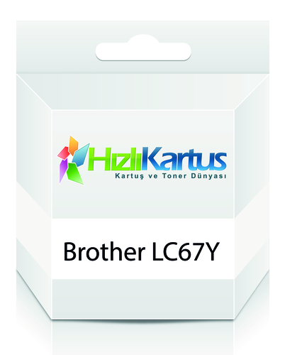 Brother LC67Y / LC1100Y Sarı Muadil Kartuş - DCP-385C (T242) - 1