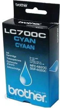 Brother LC-700C Cyan Original Cartridge - DCP 4020C / MFC 4820C - 1