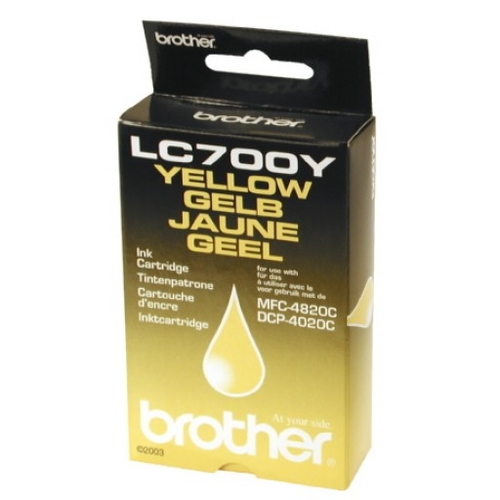 Brother LC-700Y Yellow Original Cartridge - DCP 4020C / MFC 4820C - 1