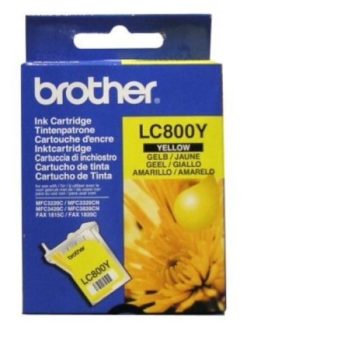 Brother LC-800Y Sarı Orjinal Kartuş - MFC-3220C (T10636) - 1