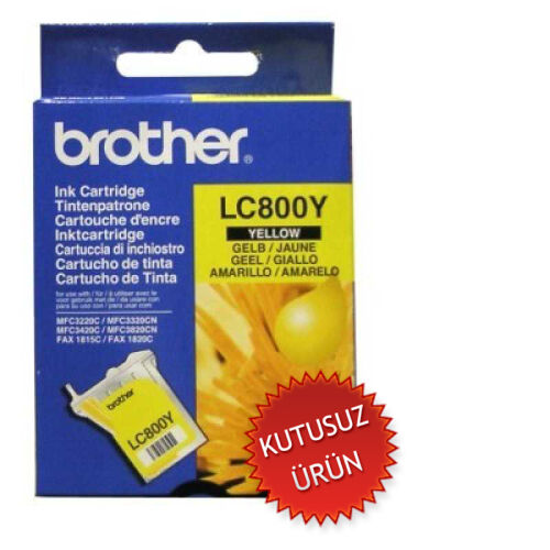 Brother LC-800Y Yellow Original Cartridge - MFC-3220C