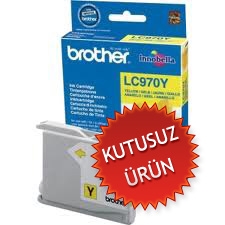 Brother LC970Y Yellow Original Cartridge - DCP-135C (Without Box) 