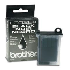 Brother LC02BK Black Original Cartridge - MFC-7100 / MFC-730 - 1