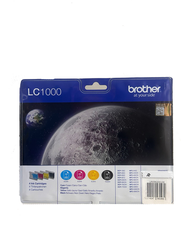 Brother LC1000 4lü Paket Renkli Orjinal Kartuş - MFC-240C / MFC-440CN - 1