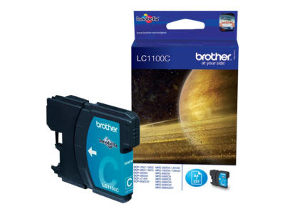 Brother LC1100C Cyan Original Cartridge - DCP-385C / DCP-395CN 