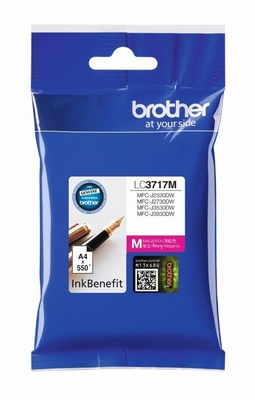 Brother LC3717M Magenta Original Cartridge - MFC-J2330DW (T17541) 