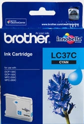 Brother LC37C Cyan Original Cartridge - DCP-110C 