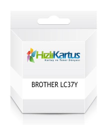 Brother LC37Y Sarı Muadil Kartuş - DCP-110C (T10550) - 1