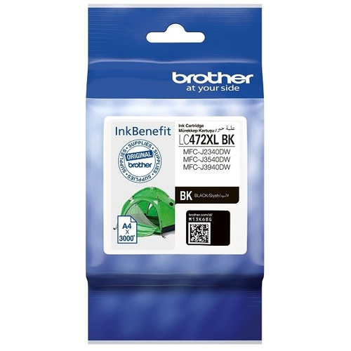 Brother LC472XL BK Black Original Cartridge - MFC-J2340DW / J3540DW - 1