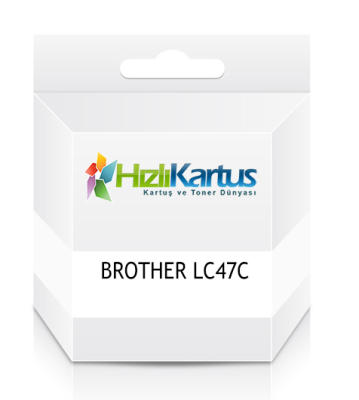 Brother LC47C Cyan Compatible Cartridge - DCP-110C / DCP-115C 