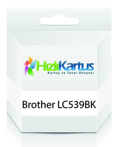 Brother LC539BK Yüksek Kapasite Siyah Muadil Kartuş - DCP-J105 (T15565) - 1