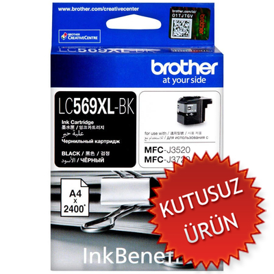 Brother LC569XLBK High Capacity Black Original Cartridge - MFC-J3720 (Without Box) (T17674) 