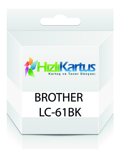 Brother LC61BK Black Compatible Cartridge - MFC-490 / DCP-385 - 1