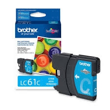 Brother LC61C Cyan Original Cartridge - MFC-490 / DCP-385 