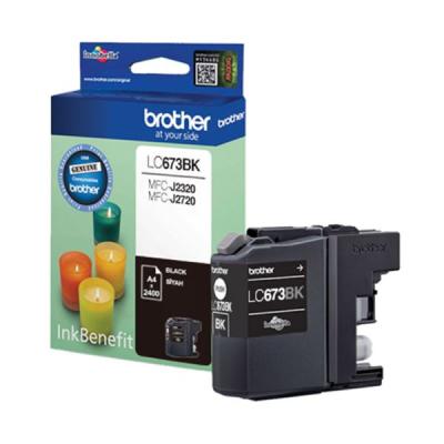 Brother LC673BK Black Original Cartridge - MFC-J2720 / MFC-J2320 