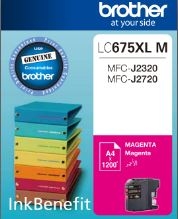 Brother LC675XLM Yüksek Kapasite Kırmızı Orjinal Kartuş - MFC-J2720 / MFC-J2320 (T2680) - 1