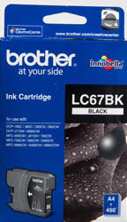 Brother LC67BK Siyah Orjinal Kartuş - DCP-585 (T1463) - 1