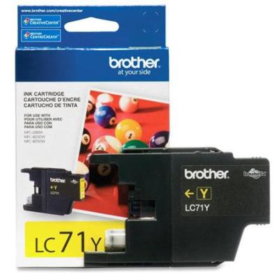 Brother LC71Y Yellow Original Cartridge - MFC-J280W / J425W 