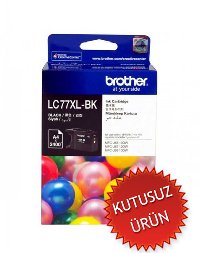 Brother LC77XLBK Black Original Cartridge - MFC-J6510DW / MFC-J6710DW (Without Box)