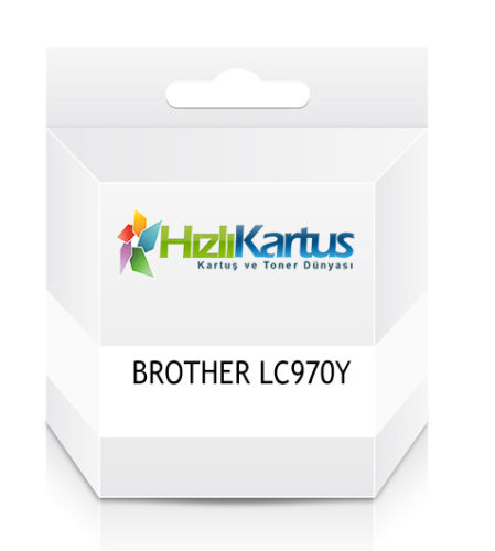 Brother LC970Y Sarı Muadil Kartuş - DCP-135C (T10547) - 1