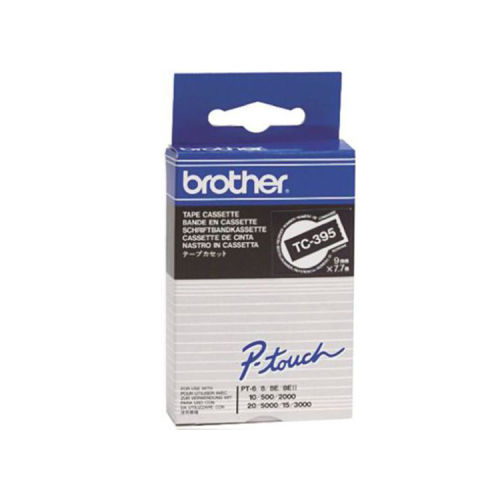 Brother TC-395 Black Original Ribbon - PT-15 / PT-20 - 1