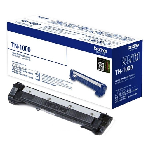 Brother TN-1000 Black Original Toner - HL-1110 / DCP-1510 - 1