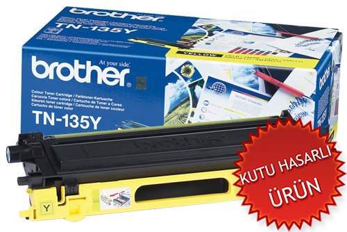 Brother TN-135Y Sarı Orjinal Toner - DCP-9040 / HL-4040 (C) - 1