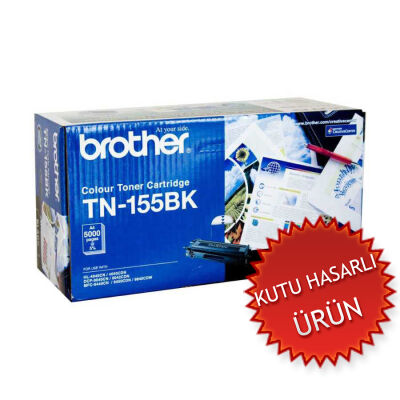 Brother TN-155BK Black Original Toner - DCP-9040CN / HL-4040CN - Thumbnail