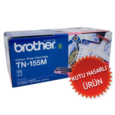 Brother TN-155M Kırmızı Orjinal Toner - DCP-9040CN / HL-4040CN (T4296) - Thumbnail